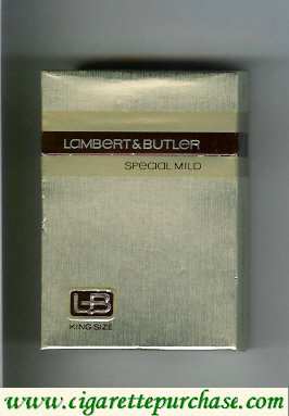 L&B Lambert and Butler Special Mild cigarettes hard box